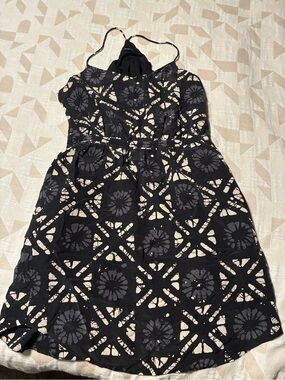 Madewell Printed Lined Silk Sundress with Pockets